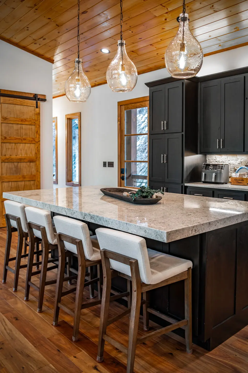 Upper kitchen layout.