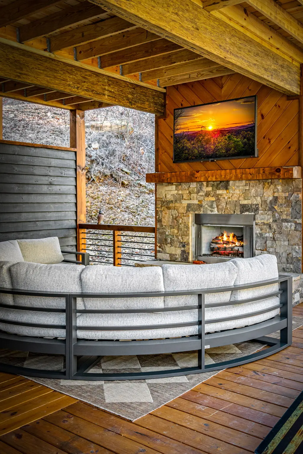 Unwind in comfort designed for conversations.