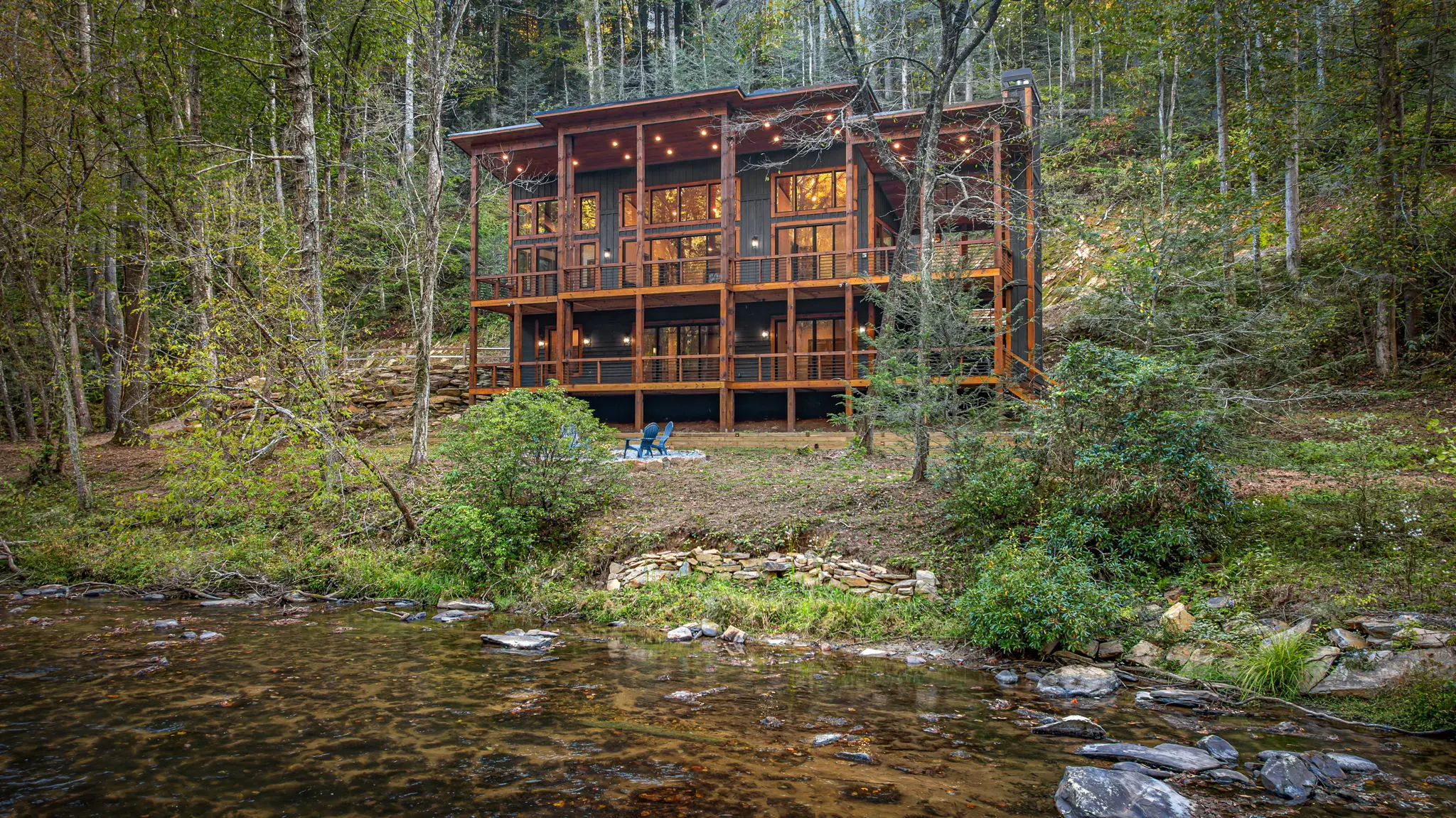Amazing serenity by the creek.