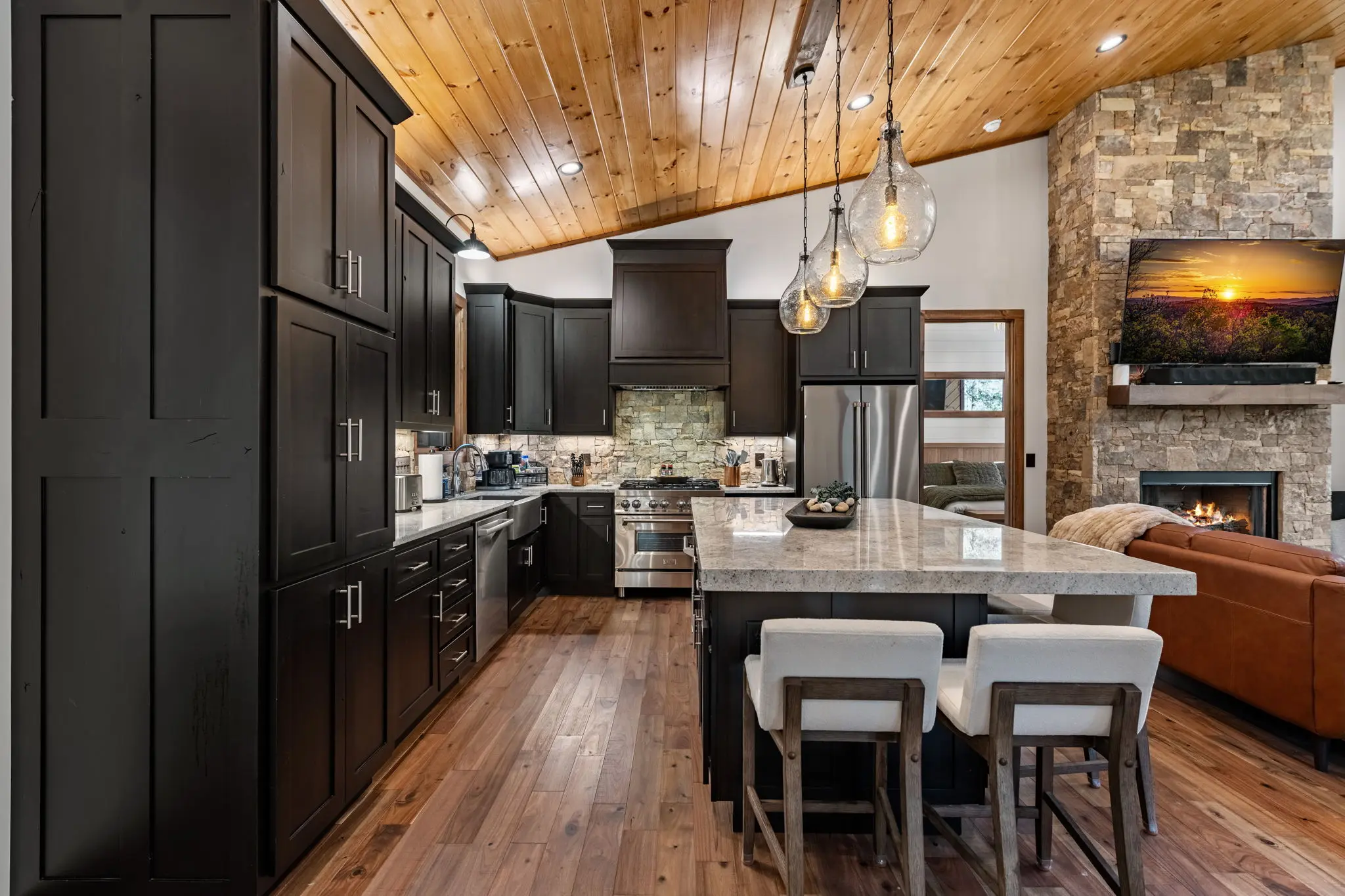 Upper Kitchen ready to prepare your next memorable feast.