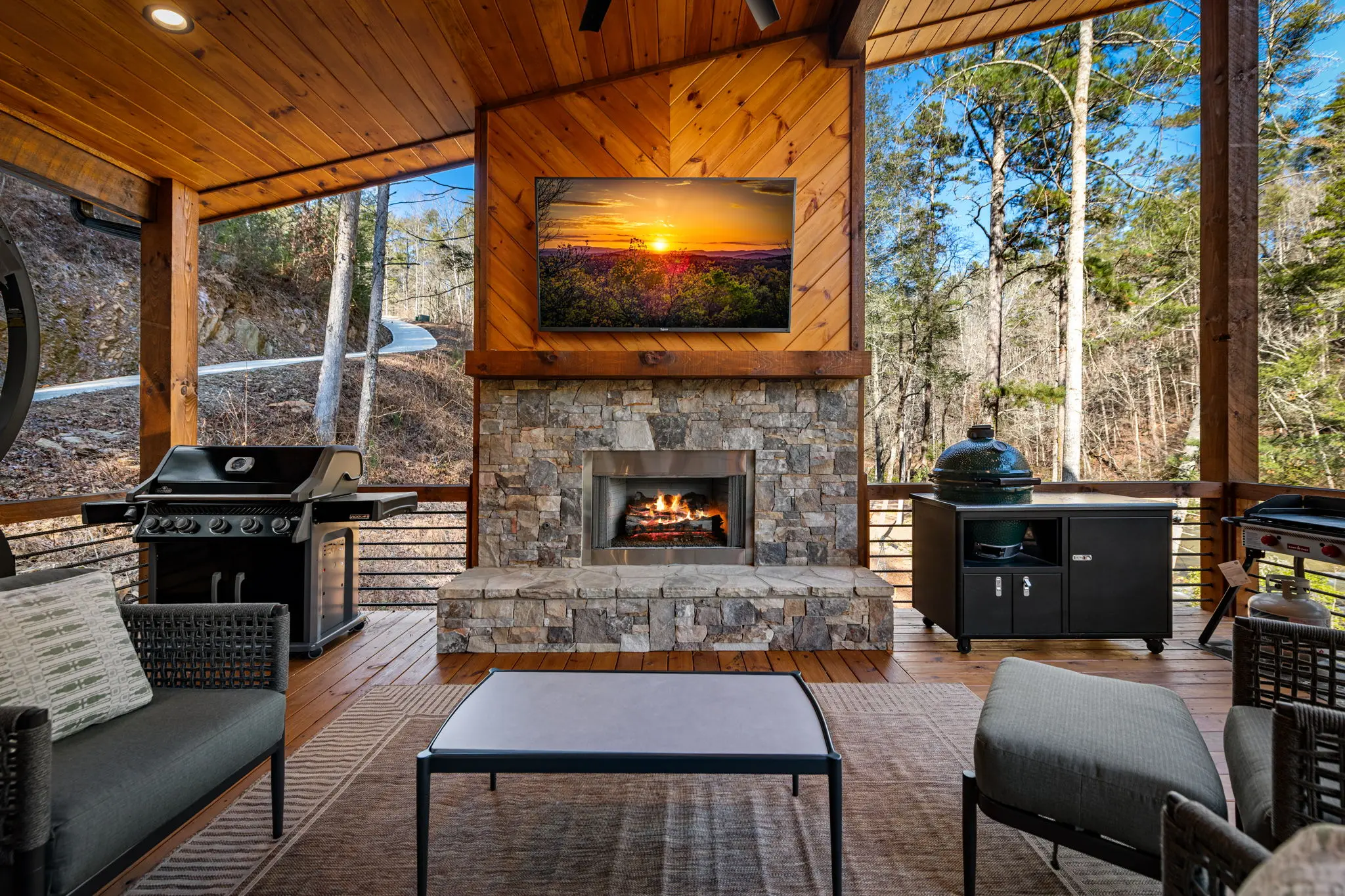 Amenities all within reach feeling the gentle breeze.